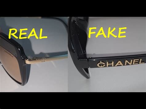 chanel sunglasses fake vs real|chanel knockoff sunglasses.